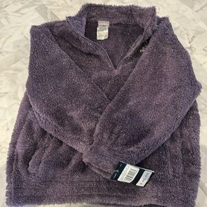 Brand new Adidas purple fleece pullover. Tags still on